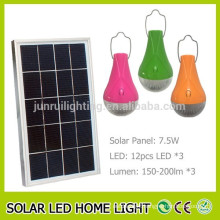 Low price led portable solar light for home and indoor use